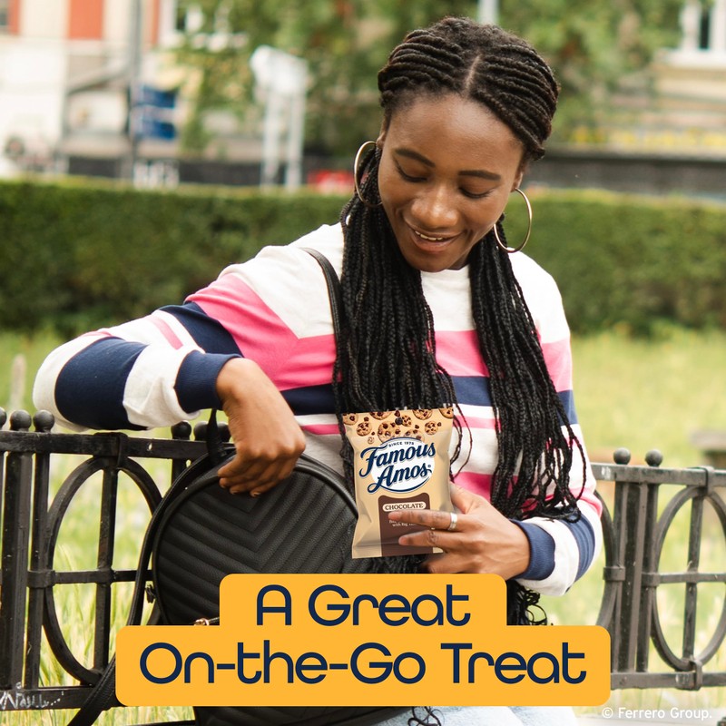 Famous Amos Classic Chocolate Chip Cookies, Bite-size cookies, Sweet Treats,