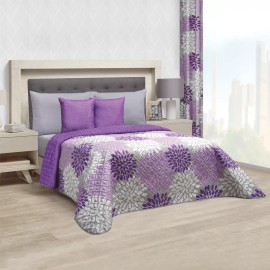 Elefantito Edredón Ligero King Size Morado Dos Vistas Chelsea Color Unico