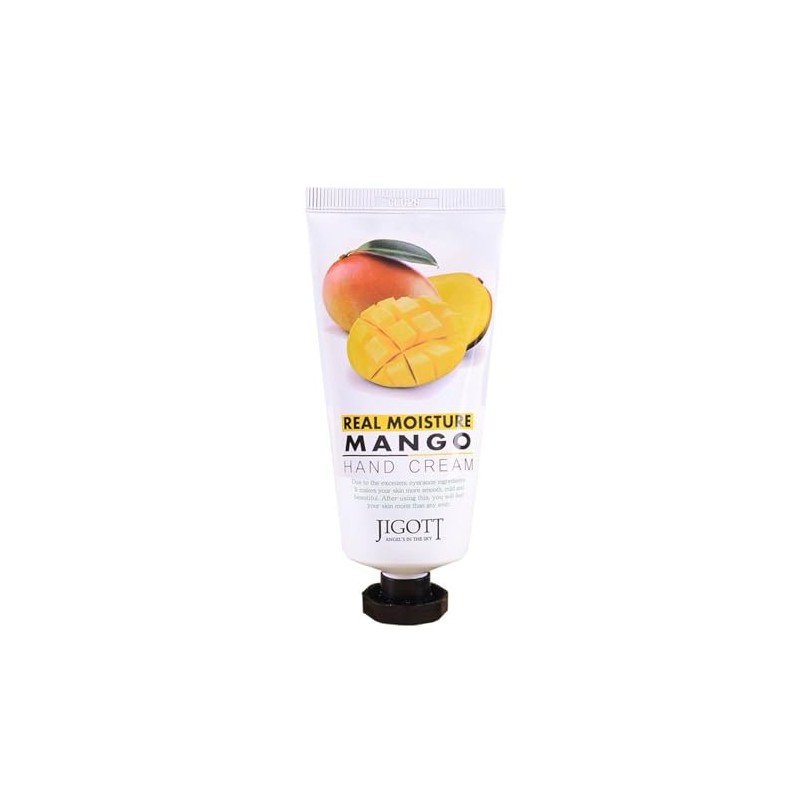Jigott Real Moisture Mango Hand Cream 100ml/3.38fl.oz - Excellent Hydration