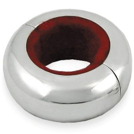 SILBERKANNE Drip Catcher Drip Ring Magnetic 2 Pieces 5 cm Premium Silver Plated Elegant Silver-Plated in Top Workmanship