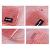 KOOIJNKO Cards Holder Clear wallet Transparent Purse Glitter PVC Card
