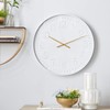 Deco 79 Metal Decorative Wall Clock Round Wall Clock for