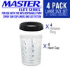 Master Paint System MPS, 4 Pack Set of Large Size