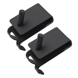 Tiardey 2PCS Shower Door Hooks Stainless Steel Over Doors Hangers Brushed Nickel Double-Sided Design Hanging Over Door Hooks for Bathroom Room etc