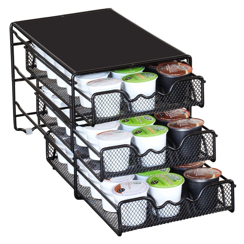 Deco Brothers 3 Tier K-Cup Holder Drawer for 54 Coffee