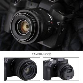 eMagTech EW-52 Lens Hood Compatible with Canon RF 35mm F1.8 STM Lens Camera Photo Photography Accessories Lens Shade Lens Cover Black