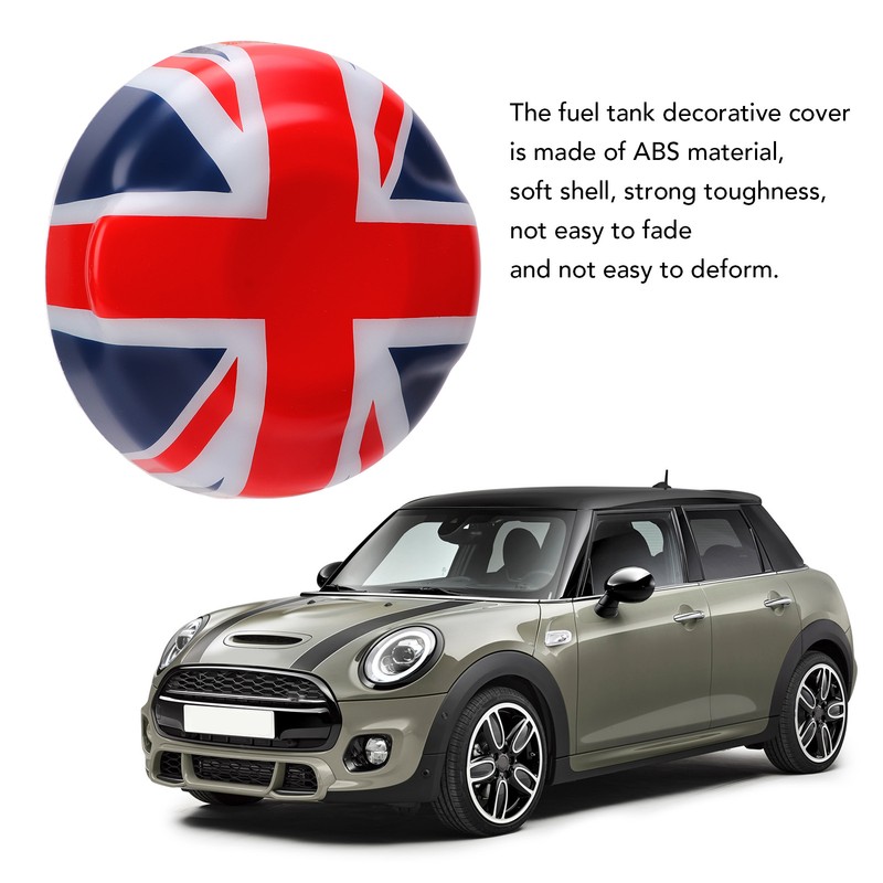 For UNION JACK Design Fuel Tank Cap Trim Protective Replacement
