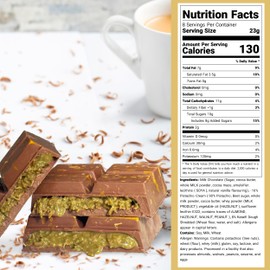 Dubai Chocolate Pistachio Bar 6.5oz, Dubai Kunafa Pistachio Chocolate Bar,Luxurious Homemade Kunafa