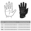 evermotor Winter Motorcycle Gloves, Goat Leather, Touchscreen Gloves, Waterproof, Certified,