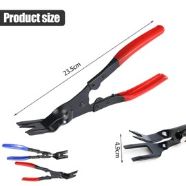 Plastic Rivet Pliers, Door Trim Pliers for Removing Clips, Practical Rivet Removal Tool, Easy to Remove Trim, Upholstery Clips and Fasteners