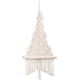 SOLID OAK Christmas Tree Macrame Hanging Kit