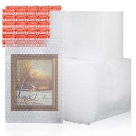 Parts3A Moving Supplies,100Pcs Bubble Out Bag（50pcs 8x10,50pcs 10x12),for Small Business Moving Shipping Packaging Storage, with fragile label