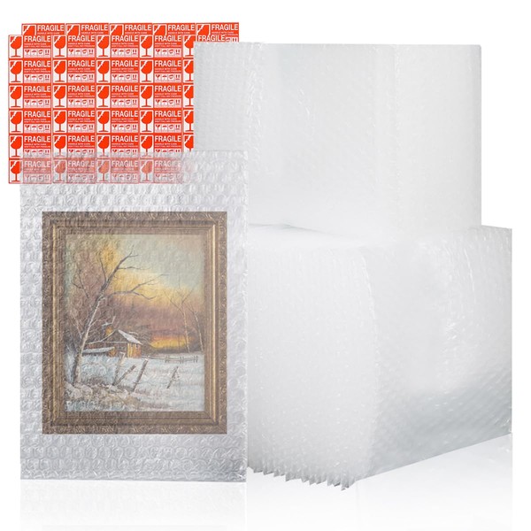 Parts3A Moving Supplies,100Pcs Bubble Out Bag（50pcs 8x10,50pcs 10x12),for Small Business