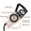 GooBeeZ Map Baseplate Compass with Adjustable Declination Clinometer Magnifying Glass