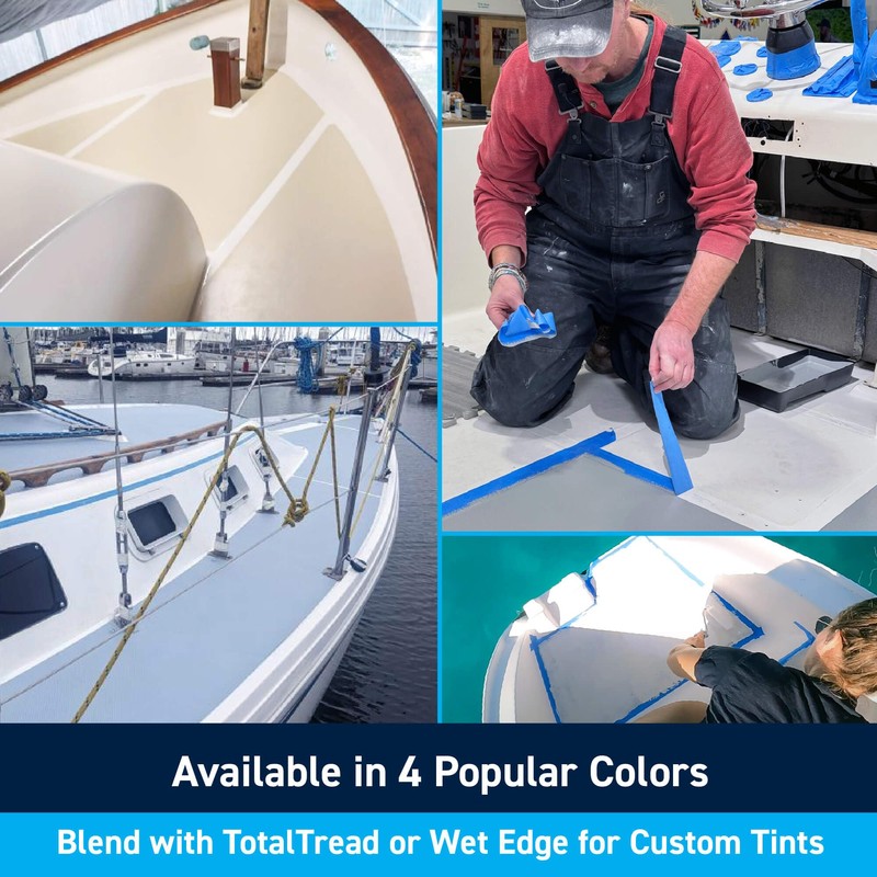 TotalBoat TotalTread Non Skid Deck Paint (Beige, Gallon) | Marine-Grade