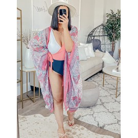 Moss Rose Women Summer Bikini Kimono Bathing Suit Cover Ups for Swimwear