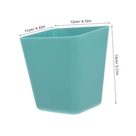 Mobestech 8pcs Plastic Hanging Baskets Multifunctional Storage for Home Organization Kitchen and Bathroom Small Hanging Baskets for Carts Wall and Utility Use