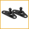 Partuto 4pcs 10mm Auto Ball Studs Mounting Brackets for Gas