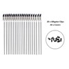 ROSEMARY Upgraded 20 Pcs Alligator Clip Sticks with Base Holder