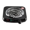 Mainstays Black Single Burner with Adjustable Temperature Control in BOX