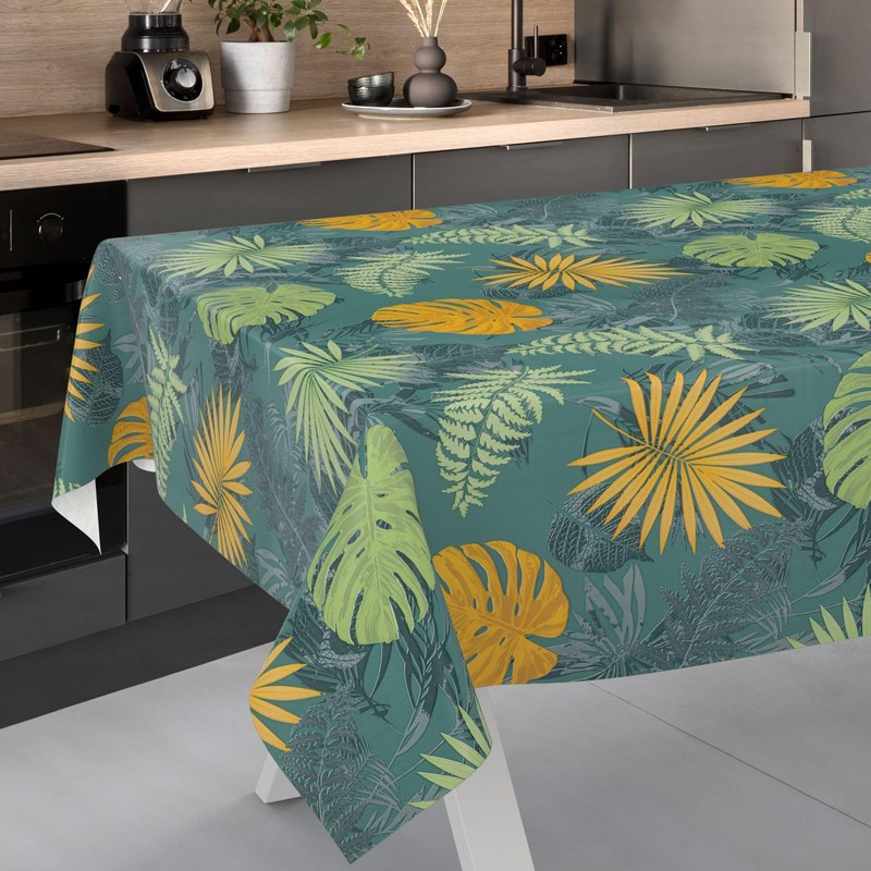 ANRO Oilcloth Tablecloth Washable Wax Tablecloth Garden Tablecloth Round Oval