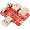 risingsaplings USB Breakout Board 6 in 1 Type A Male