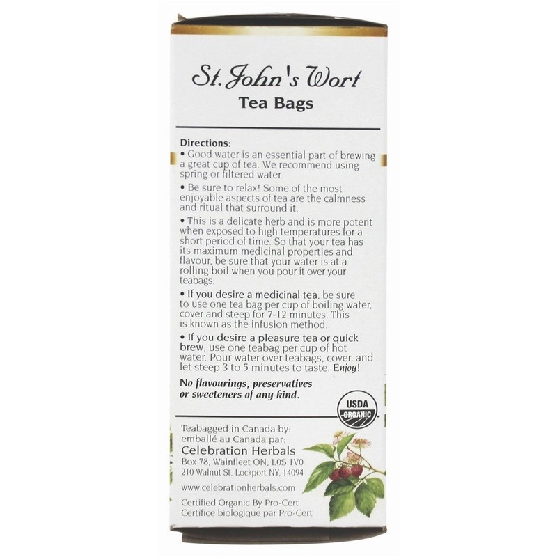 Celebration Herbals St John's Wort Tea Organic - 24 Herbal