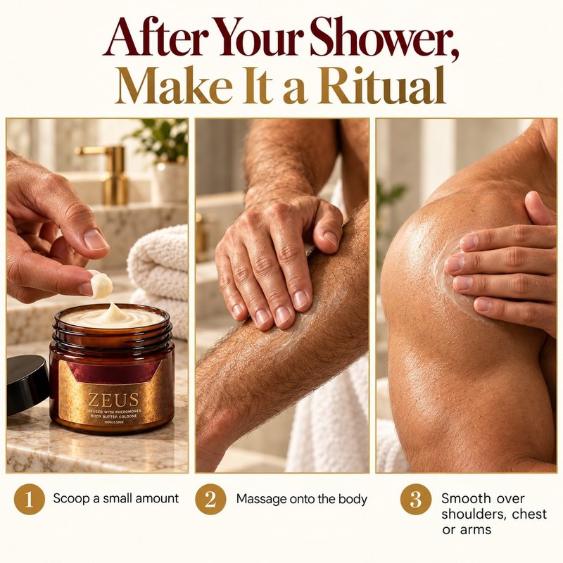 Zeus Body Butter Cologne For Men, Kingsire Body Butter Cologne,