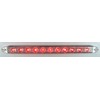 LONG HAUL 16" Clear Red LED | Slim Low Profile
