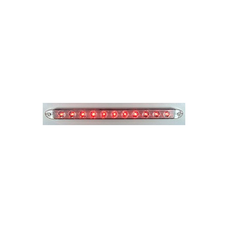 LONG HAUL 16" Clear Red LED | Slim Low Profile
