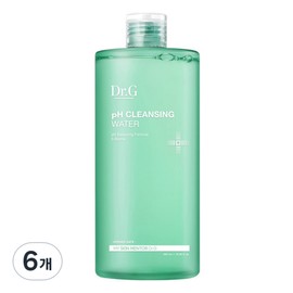 Dr. G Mildly Acidic Cleansing Water, 490ml, 6 Pieces / 닥터지 약산성 클렌징 워터, 490ml, 6개