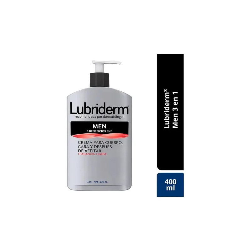 Crema Corporal Men 400 ml Lubriderm