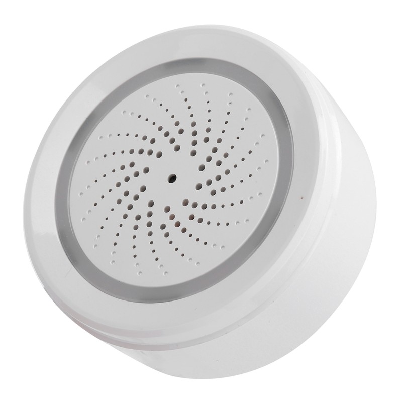 2.4GHz WiFi Temperature Humidity Sensor Detector Sound Light Alarm Smart