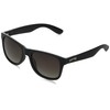 Slasher 1025 Unisex Sunglasses (Square) Fashionable Glasses, BK-SHP (Polarized Lenses)