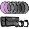 Neewer 49mm ND Lens Filter Kit: UV, CPL, FLD, ND2,