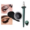 Eyeliner Applicator Kit, Silicone Eyeliner Tool with Eyeliner Cream, Reusable