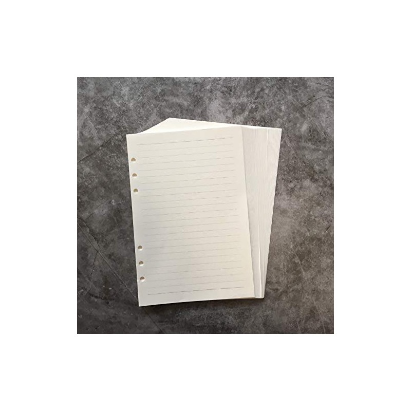 Refill Paper/Loose Sheets for 8.5 Inch A5 6-Hole Cover Round