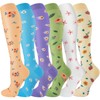 cerpite Compression Socks for Women & Men 6 Pairs Knee