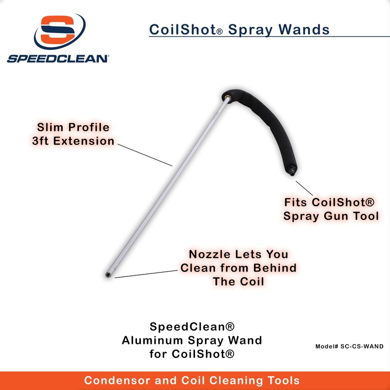 SpeedClean CoilShot 36-Inch Spray Wand for CoilShot Tool, Quick-Connect