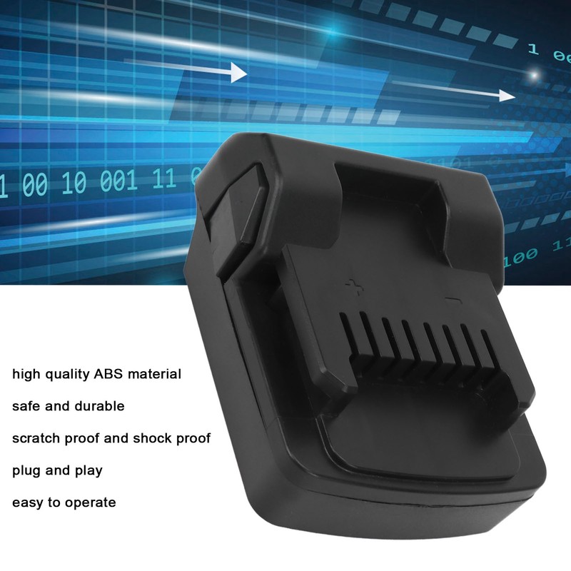 18V Battery to Power Tool Adapter Black Battery Power Connector
