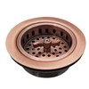 Westbrass D2155-11 Wing Nut Style Large Kitchen Basket Strainer with