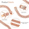 Chain Dog Collar, Bling Diamond Cuban Link Dog Collars Glitter