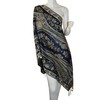 Scarf_tradinginc Jacquard Triplelayer Pashmina Shawl Wrap Stole Scarf (BU)