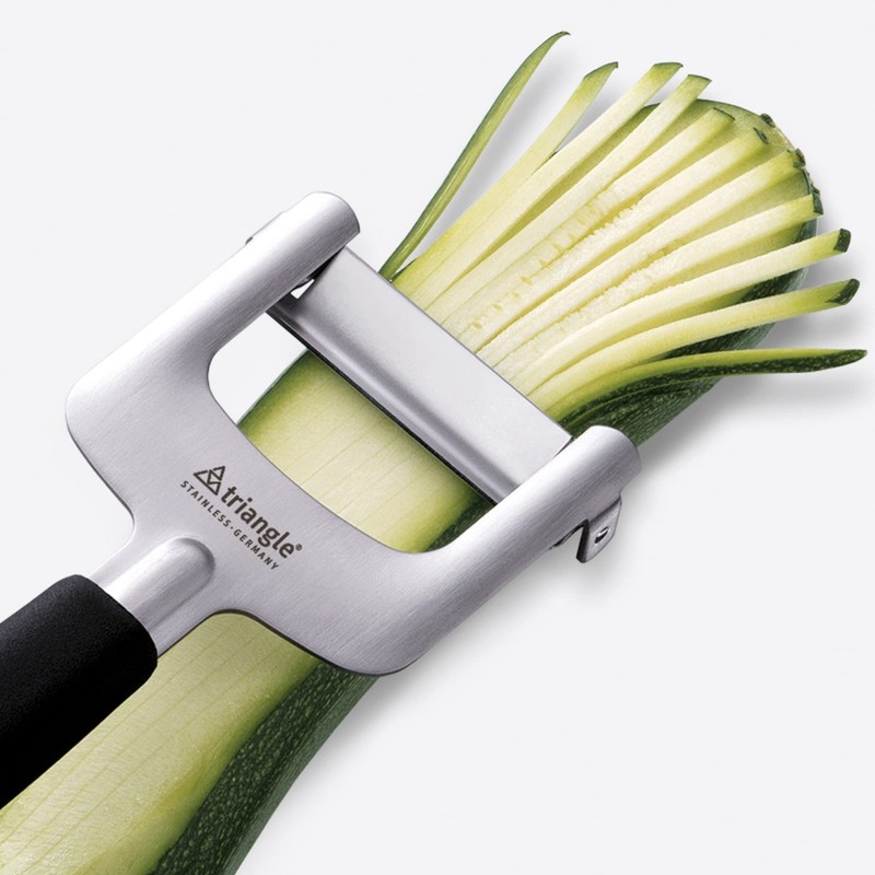 triangle 3-Piece Julienne Cutter - Includes Three Interchangeable, Ultra-Sharp Stainless