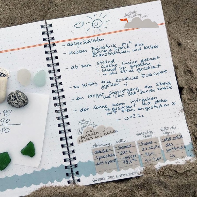 Travel Diary - Logbook of a Journey - Diary for