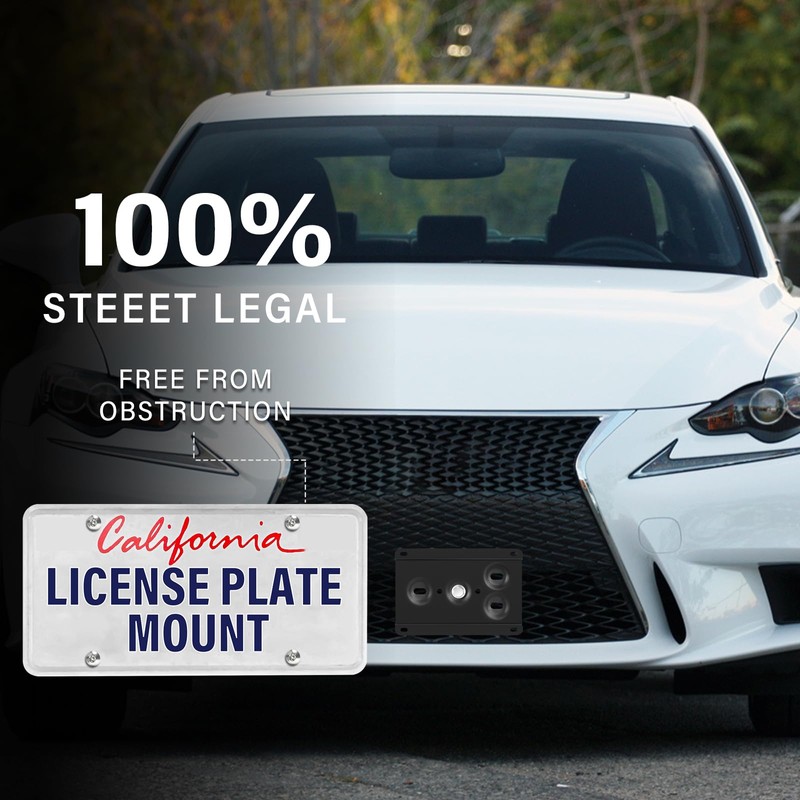 Heavy Duty Front License Plate Frame Compatible with 2015-up Lexus