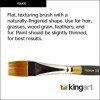 KINGART Original Gold 9120 3 4 Flat Rake Brush Premium
