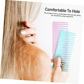 Healvian 5pcs Wide Tooth Combs for Curly Hair Detangling Combs for Wet and Dry Hair