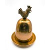 LivuX 1035 Large Rooster Egg Holder Aluminium with Bronze Alloy