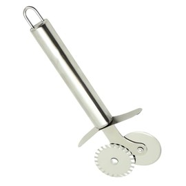 PARENCE. - Double Blade Pastry Wheel - 2 Cutting Heads with a diameter of 4.1 cm - Precise and versatile dough cutter (18 cm) - Ravioli cutter for tip making
